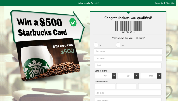 Consumerconnect 500 Starbucks Gift Card