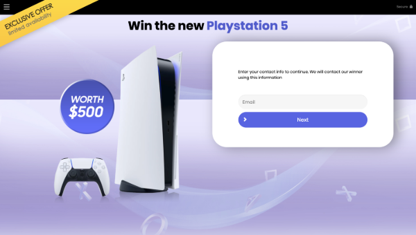 Win a playstation 5