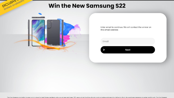 Win the new Samsung S22