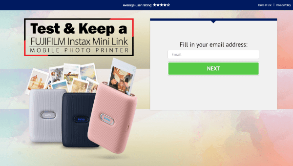 Test and Keep Fujifilm Instax Min Test and Keep Fujifilm Instax Min