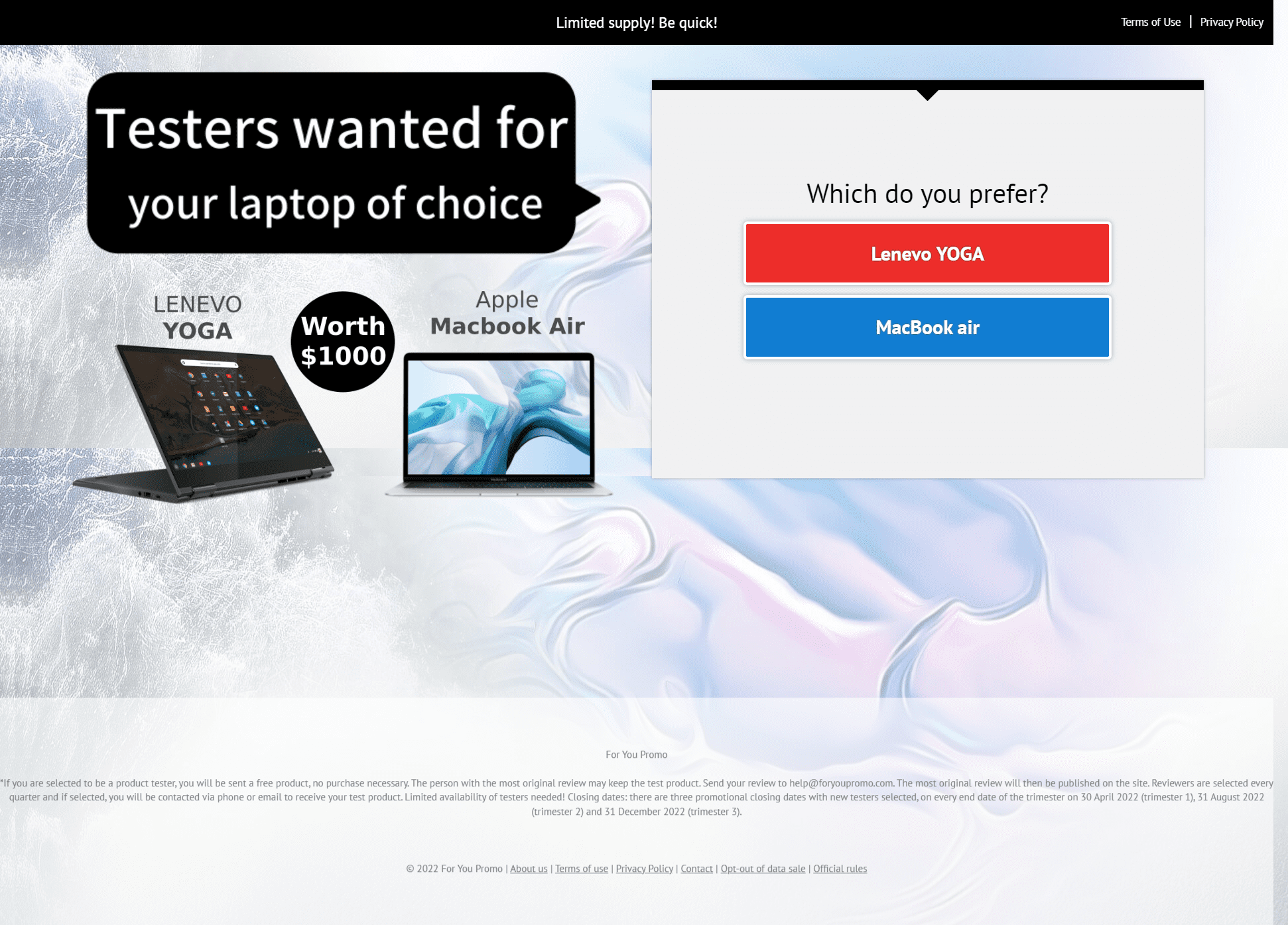Test and Keep Laptop Test and Keep Laptop