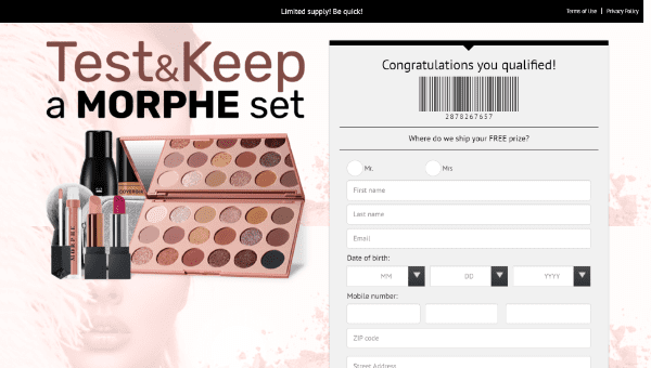 Test and Keep Morphe Set Test and Keep Morphe Set